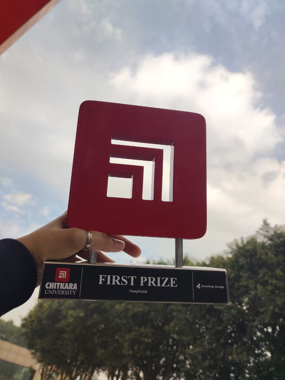 First Prize won by our team "HueX"